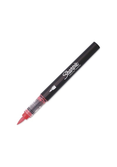 Sharpie Akrilik Markör Fırça Uç Kırmızı 2218113 Diğer