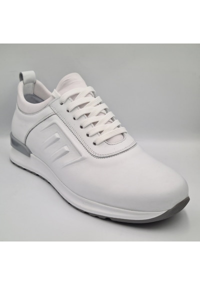 Libero 4195 Beyaz Hakiki Deri Erkek Günlük Casual Sneaker