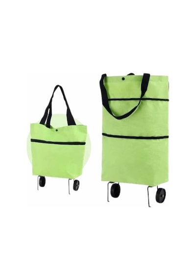 Vintessy Katlanabilir Alışveriş Çantası Neon Yeşil