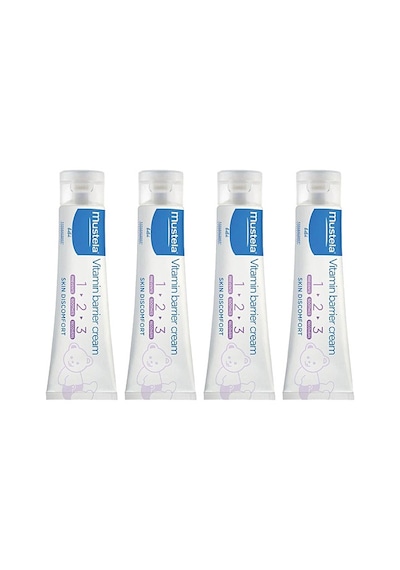 Mustela Vitamin Barrier 1.2.3 Pişik Kremi 100 ml 4 Kutu