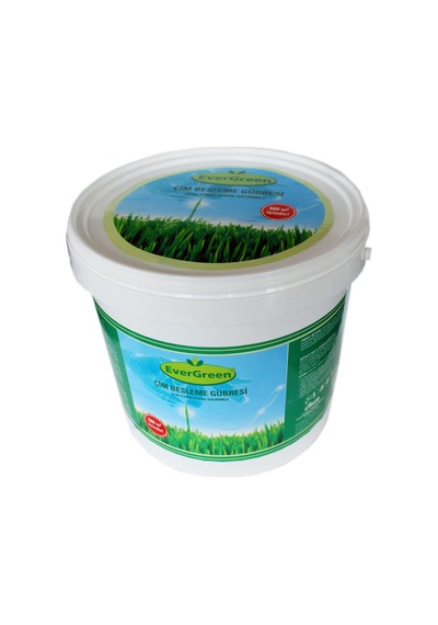 Evergreen Çim Besleme Gübresi 20-5-5 + Me - 10 KG Kova