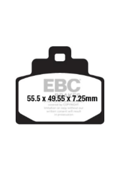 Vespa Gts-300 Carbon Arka Fren Balatası 23-25
