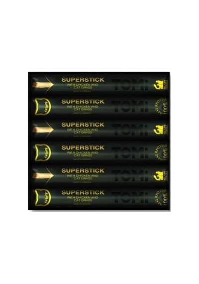 Tomi - 862 - Kedi Stick Tavuk & Kedi Çimi 6lı - Concepta - 5x6gr 30gr