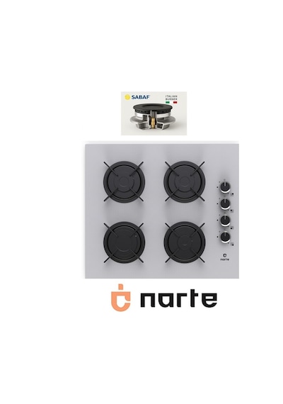 Narte OV401W - CG20060W - H10060WX Yeni Nesil Beyaz Ankastre Set