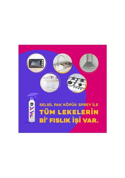 Pak Mucize Köpük Temizleyici Sprey 500 Ml X 2 Adet Diğer