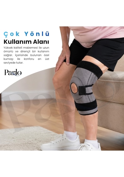Ligament Ve Patella Destekli Dizlik Ayarlanabilir Ortopedik Diz Desteği Spiral Balenli Diz Destek Bandajı Genel