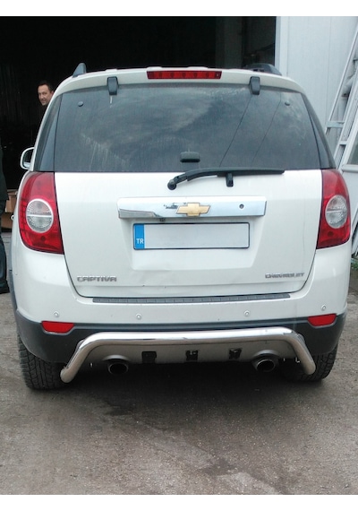 Opel Antara 2006 2011 Arka Tampon Koruma - U Modeli - Guard Incambered B