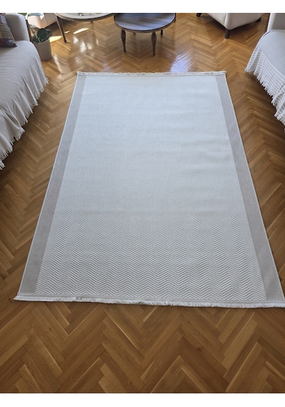 Elvey Home Lara Krem Bej Sisal İskandinav Extra Yumuşak Özel Kesim Kolay Temizlenen Salon Koridor Mutfak Halısı 01-krem/bej