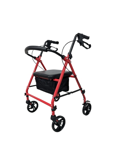 Respirox Rr-01 Katlanabilir Rolatör Kırmızı Yeni