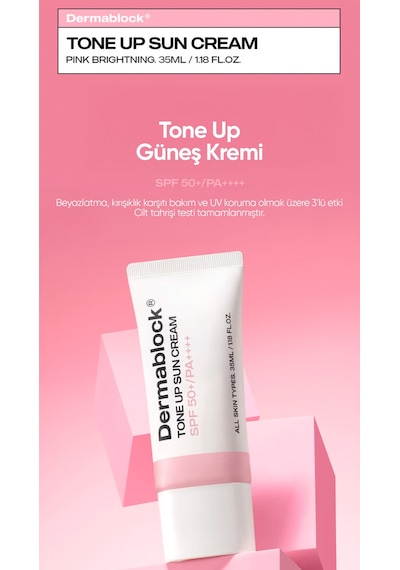 Ton Eşitleyici Ve Aydınlatıcı Kore Güneş Kremi Tone Up Sun Cream Spf 50 + Pa ++++