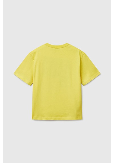 United Colors Of Benetton Erkek Çocuk Bnt T-shirt - Sarı SARI