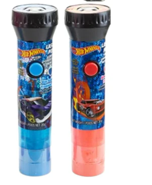 Hot Wheels Laser Pop Işıklı Çilek Aromalı Lolipop Şeker 1 Adet