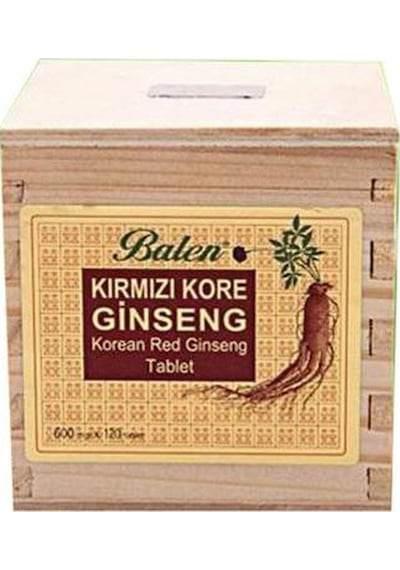 Balen Tahta Kutu Kore Ginseng