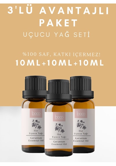 Boco Born In Cosmetics Itır Aromaterapi Uçucu Yağı 3 x 10 ML