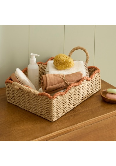 Karaca Home Shalia Dekoratif Sepet Organizer 36x26x18 Cm Kahverengi