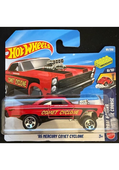 Hot Wheels Tekli Arabalar '65 Mercury Comet Cyclone Jjk06 Drag Racers Çok Renkli