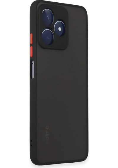 Mey İthalat Realme C53 Kılıf Montreal Silikon Kapak - Siyah