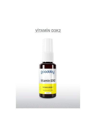 Goodday Vitamin D3 K2 1000 Iu D3 + K2 20 Μg 20 Ml Sprey Yeni Ambalaj Takviye Edici Gıda