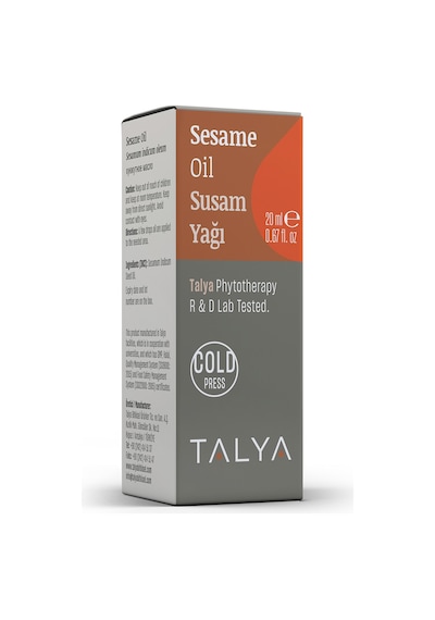 Talya Soğuk Sıkım %100 Saf ve Doğal Susam Yağı 20 ML