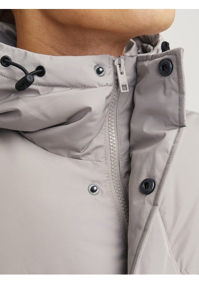 Jack & Jones Erkek Kapüşonlu Şişme Mont - 12256974 Siyah