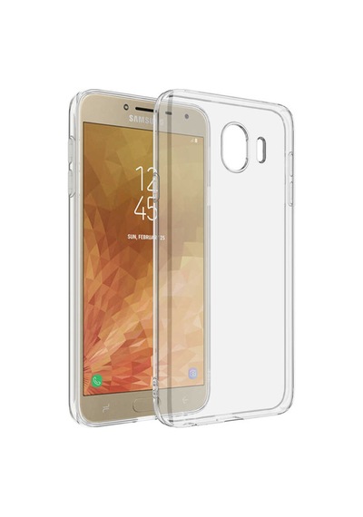Samsung Uyumlu Galaxy J4 Kılıf Zore Süper Silikon Kapak Renksiz