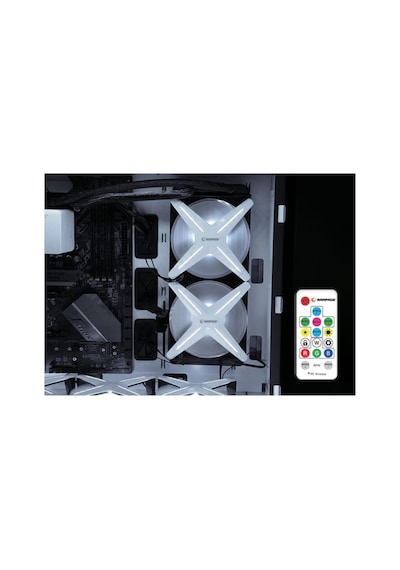Lexroo X12 Rgb Kıt Rgb 1200rpm Beyaz Gaming Oyuncu Kasa Fan Kiti Standart