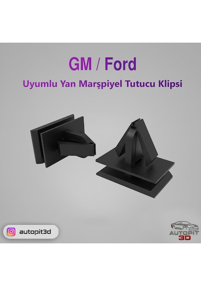 Gm / Ford Uyumlu Yan Marşpiyel Tutucu Klipsi 4 Adet