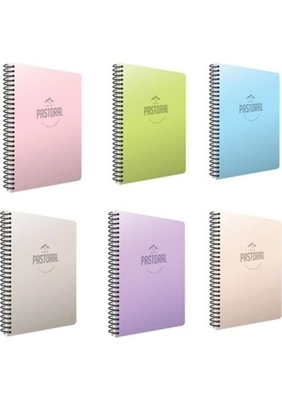 Gıpta Pastoral 96 Yp. A4 Spiralli Pp. Kapak Defter - 3 Kareli, 3 Çizgili 6'lı