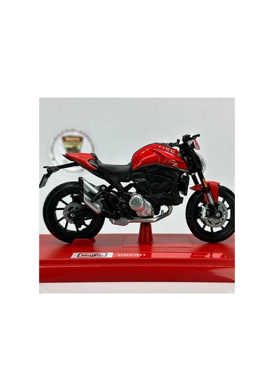 Ducati Monster Maket Motor - 1:18 Maisto Diecast Kırmızı
