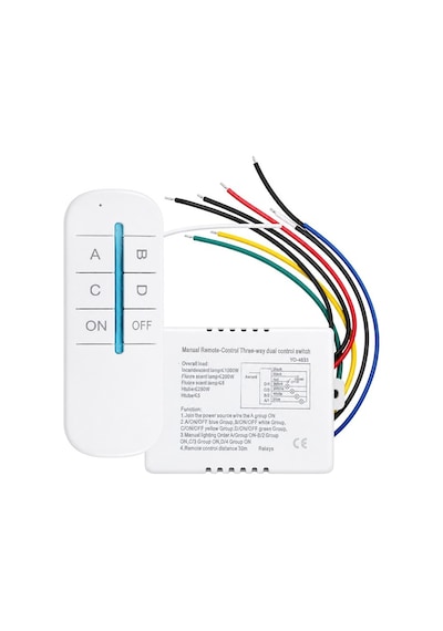Weko Wk-28838 4 Kanallı Uzaktan Kumandalı Aydınlatma Kontrol Anahtarı Avize Modülü