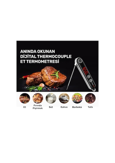 Thermopro Tp18s Daldırma/saplama Izgara/barbekü/mangal Et Gıda Ölçme Pişirme Termometresi