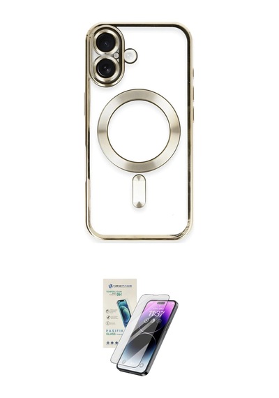 Cep 20-26 Apple Uyumlu İphone 16 Kılıf Nova Işık Özel Seri İkili Koruma Seti Najmaddin Mavi