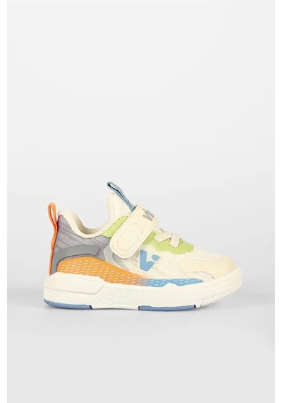 Vicco Daphne Phlon Hafif Taban Cırtlı Çocuk Sneaker Bej Bej