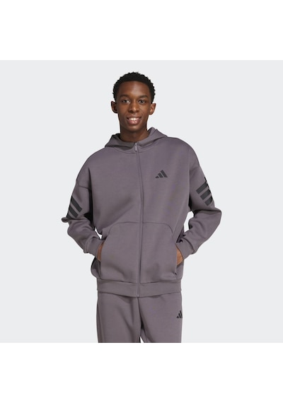Adidas Jd4833 M Fı 3s Fz Erkek Tracktop Mor