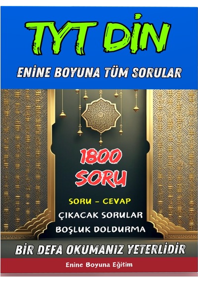 Enine Boyuna TYT Din Ders Notları