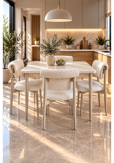Tool Aksesuar T-8074 Traverten Sabit Masa Mdf 70x120 İbiza Krem Sandalye 4 Kişilik Mutfak Masa Takımı Krem Sandalye Traverten Masa Tool Aksesuar T-8074 Traverten Sabit Masa Mdf 70x120 İbiza Krem Sandalye 4 Kişilik Mutfak Masa Takımı Krem Sandalye Traverten Masa