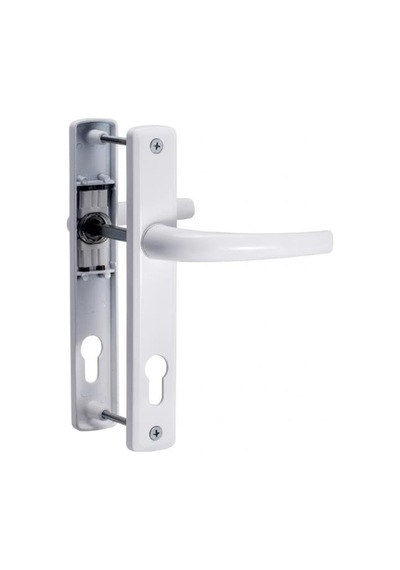 Pvc Bağdat Kapı Kolu Yale 85 Eksen Beyaz 9016