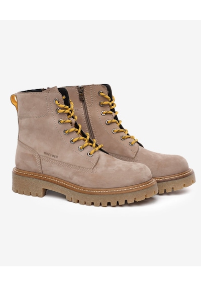 Greyder Erkek Vizon Hakiki Deri Military Bot 5k1ub18872 1214 Vızon