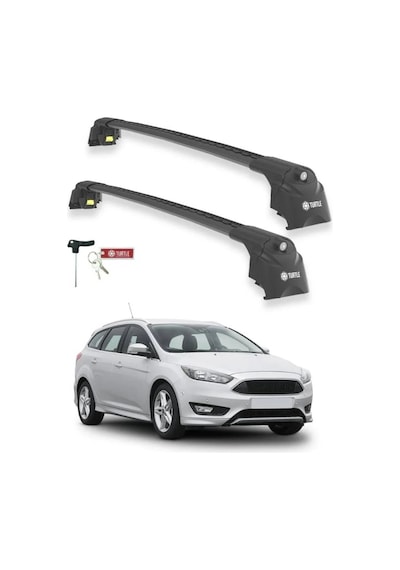 Turtle Ford Focus Estate C346 2011-2018 Ara Atkı Air2 Siyah