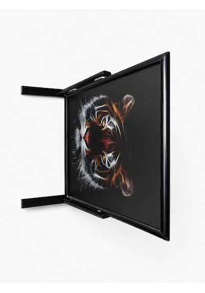 B1 70x100 Cm Siyah Çift Iki Taraflı Kısa Ayak Alüminyum Reklam Poster Kaldırım Pano