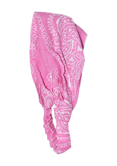 Lastikli Paraşüt Bandana Pembe