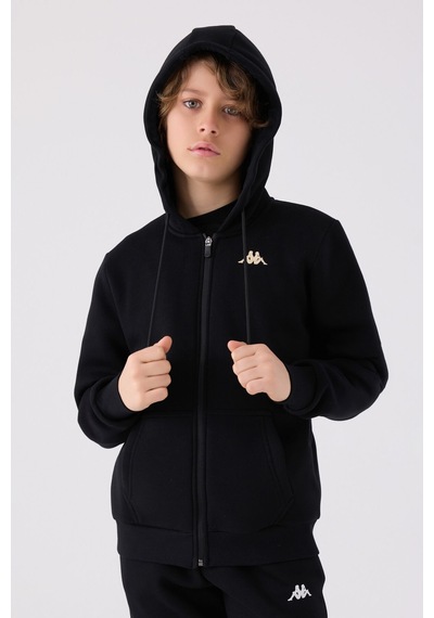Kappa Erkek Çocuk Siyah Hırka 361w1lw-c-v2