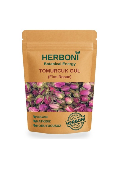 Tomurcuk Gül Kurusu 100g, Dried Rose Buds, Doğal Ve Katkısız