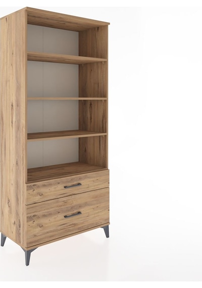 Hyperion Dolap 4 Raflı 2 Çekmeceli 88x44x195 Çam-çam Atlas Çam