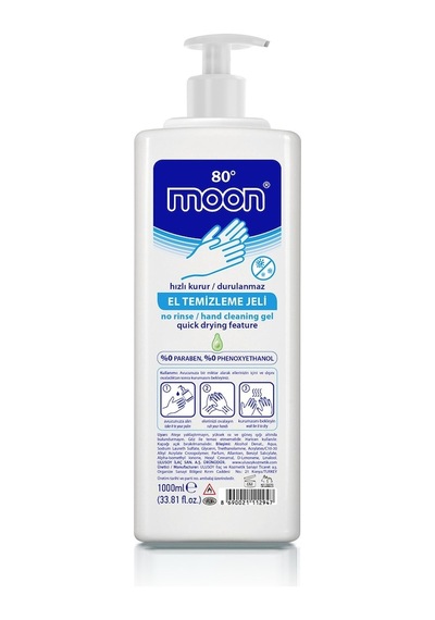 Moon El Temizleme Jeli 1000 Ml Pompalı
