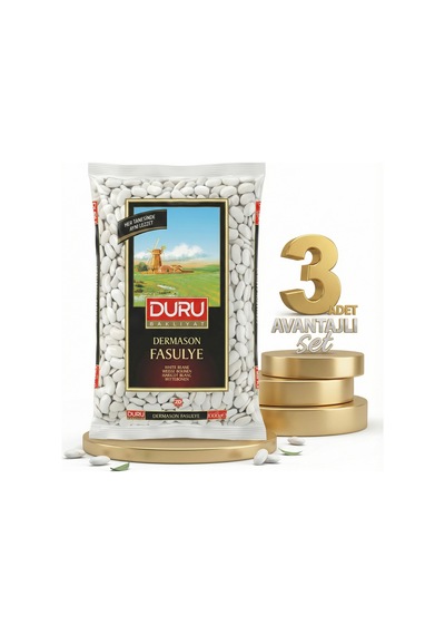 Duru Dermason Fasulye 3x1 Kg