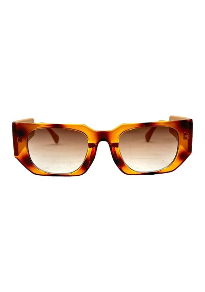La Viva 615079 Leopar Mat Degrade Uv400 Filtre Kadın Güneş Gözlüğü