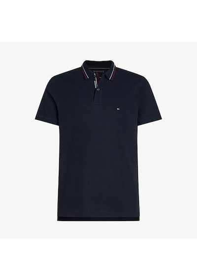 Tommyhilfiger Polo Yaka Logo Pike T-shirt.regular Fit Siyah
