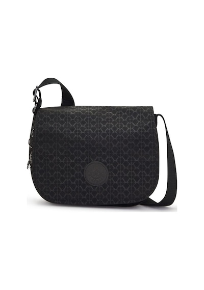 Kipling Kıplıng Loreen M Orta Boy Omuz Çantası Siyah Sıgnature Emb Siyah