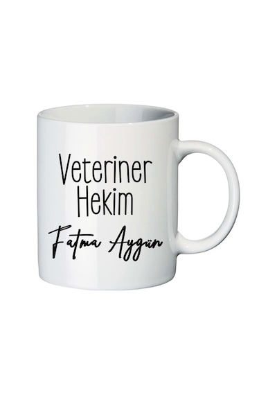 Bayan Veterinere Hediye Isimli Kupa Bardak